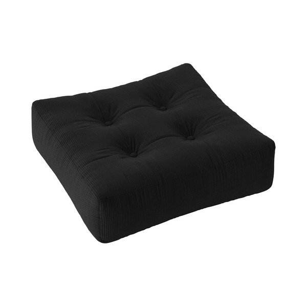 Sztruksowy puf Karup Design More Charcoal