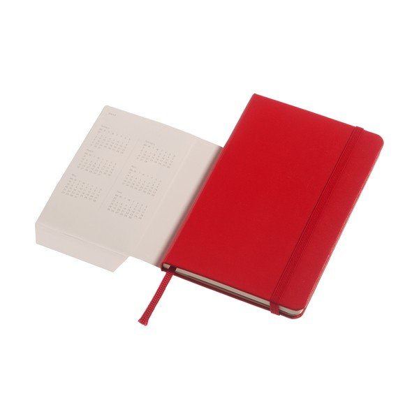 Czerwony tygodniowy kalendarz Moleskine Hard, 18 miesięcy, mały-image-2