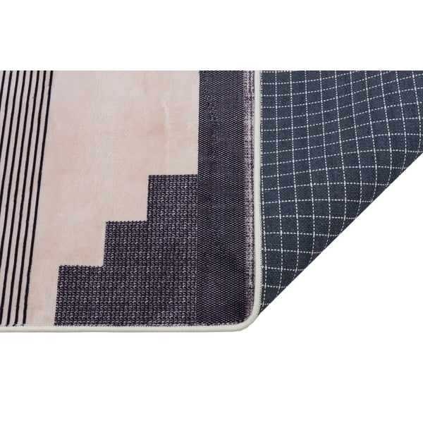 Szaro-beżowy dywan odpowiedni do prania 160x100 cm − Vitaus-image-2