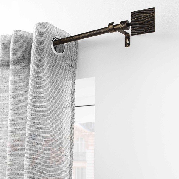 Metalowy regulowany karnisz 120 - 210 cm Tempo – douceur d'intérieur-image-2