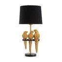 Czarna lampa stołowa Mauro Ferretti Parrots