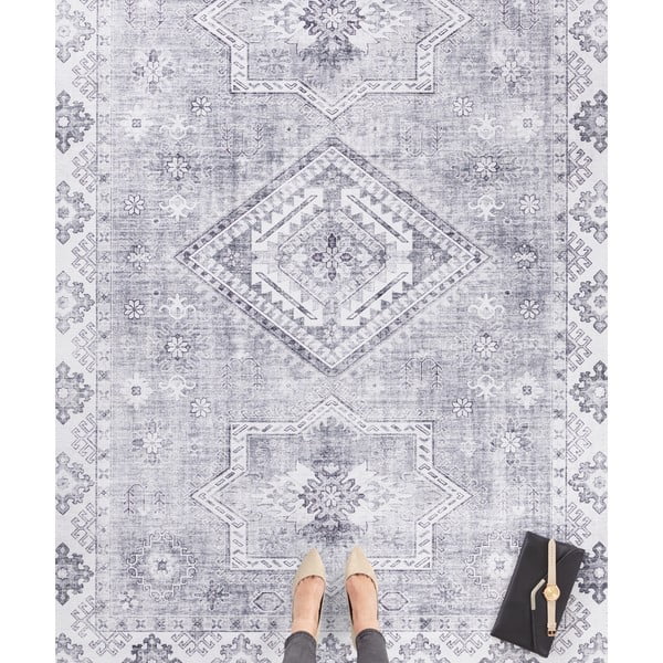 Jasnoszary chodnik Nouristan Gratia, 80x200 cm-image-1