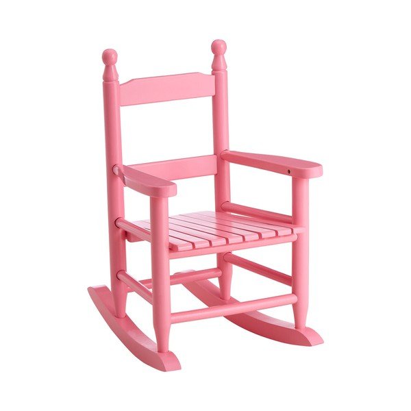 Różowe krzesło dziecięce z litego drewna topolowego – Premier Housewares