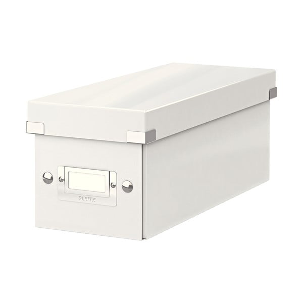 Białe pudełko do przechowywania z pokrywką Click&Store – Leitz