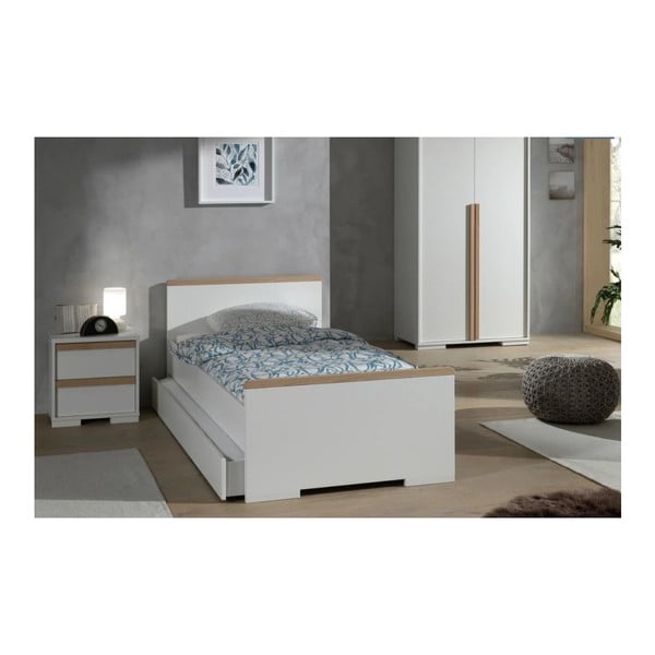 Biała dziecięca szafka nocna London – Vipack-image-2