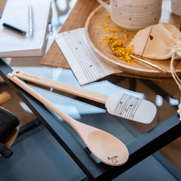 Drewniany zestaw przyborów kuchennych 2 szt. – Orion-image-1