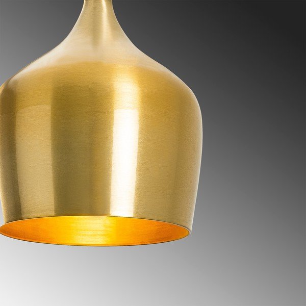 Lampa wisząca w kolorze złota z metalowym kloszem ø 22 cm Dodo – Opviq lights-image-3