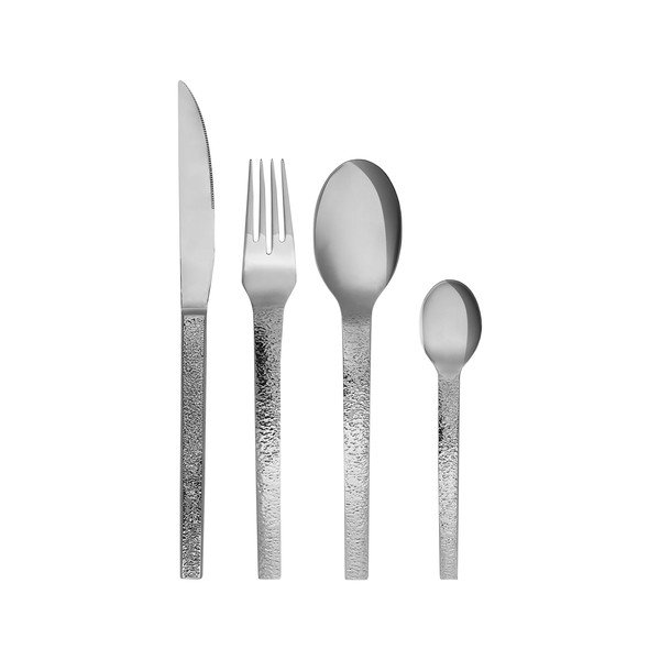 Sztućce ze stali nierdzewnej w kolorze srebra 16 szt. Mano – Hübsch