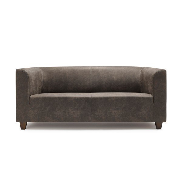 Ciemnobrązowa sofa 3-osobowa Bobochic Paris Django Preston