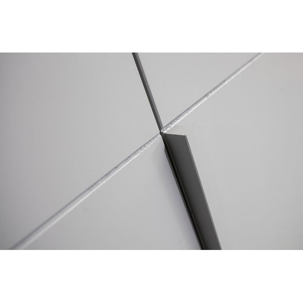 Szara szafa modułowa z litego drewna sosnowego 142x215 cm Pure – WOOOD-image-1