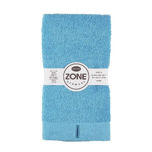 Turkusowy ręcznik Zone, 100x50 cm