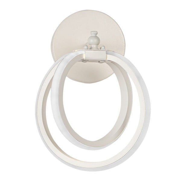 Biały metalowy kinkiet LED Sezen – Squid Lighting