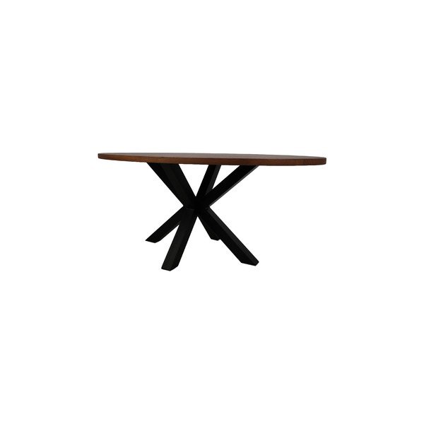 Owalny blat z drewna mangowca HMS collection, 180x100 cm-image-2