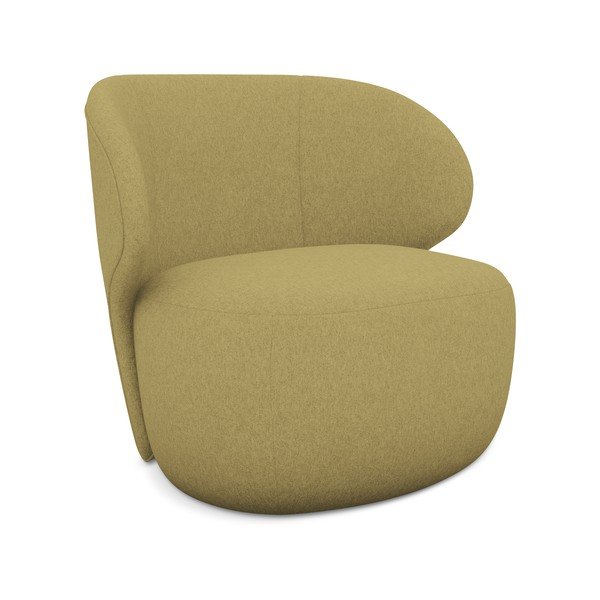 Musztardowy fotel Kama – Makamii