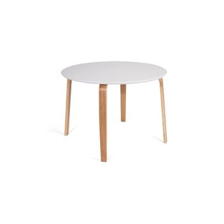Okrągły stół z białym blatem ø 110 cm Lana – Bonami Essentials