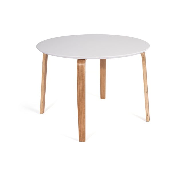 Okrągły stół z białym blatem ø 110 cm Lana – Bonami Essentials