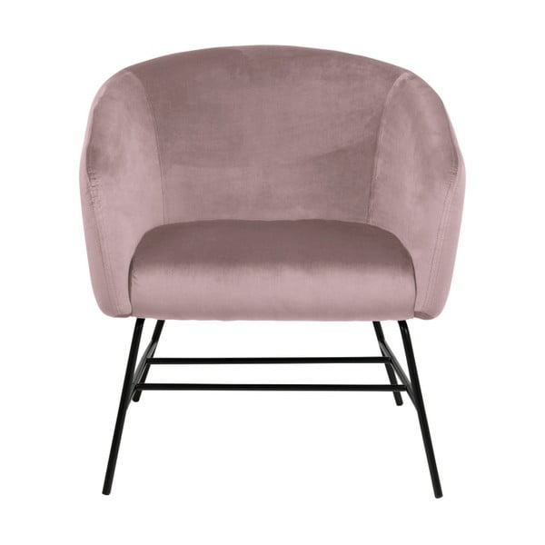 Pudrowe tapicerowane krzesło Actona Ramsey-image-2