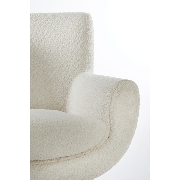 Kremowy fotel z materiału bouclé Vinstra – Light & Living-image-4