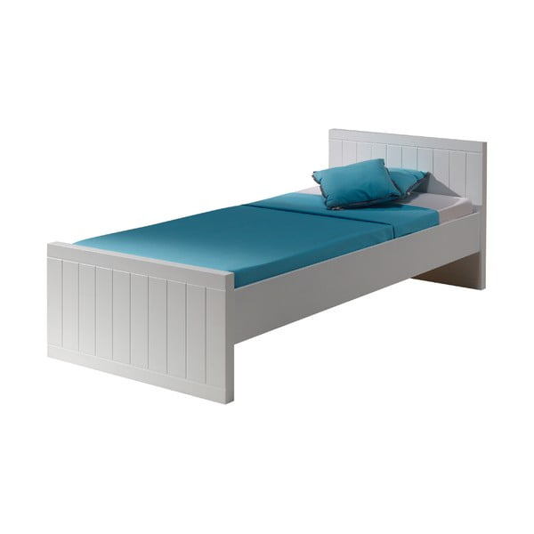 Białe łóżko dziecięce Vipack Robin, 90x200 cm