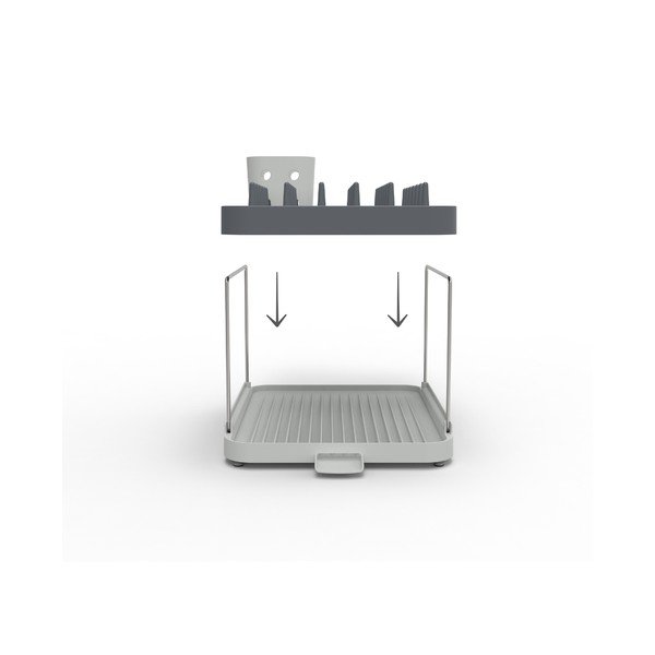 Szary ociekacz dwupiętowy Duo – Joseph Joseph-image-4