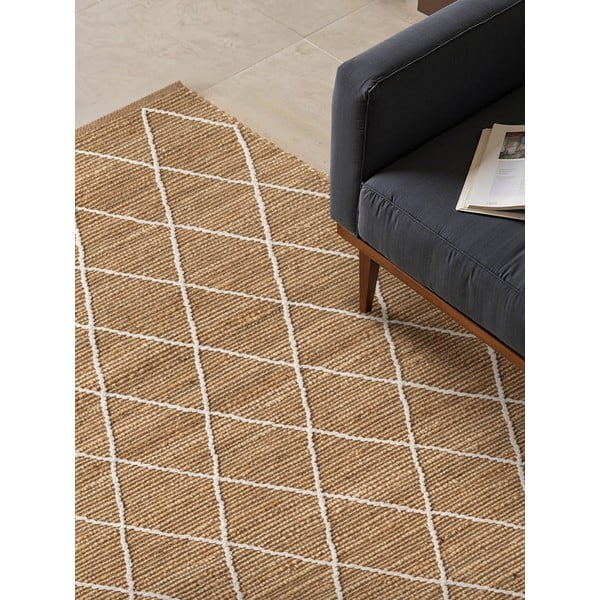 Dywan z juty tkany ręcznie w naturalnym kolorze 80x150 cm Kunu – Hanse Home-image-4