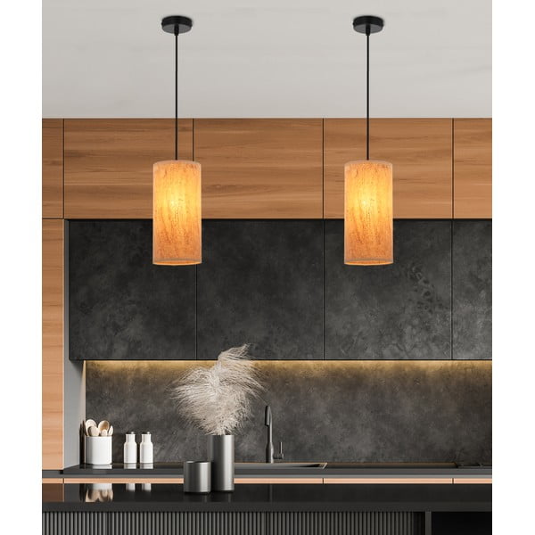 Naturalna lampa wisząca ø 12 cm Aragona – Candellux Lighting-image-1