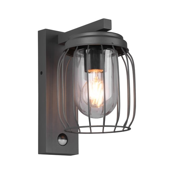 Lampa zewnętrzna z czujnikiem ruchu (wysokość 28 cm) Tuela – Trio