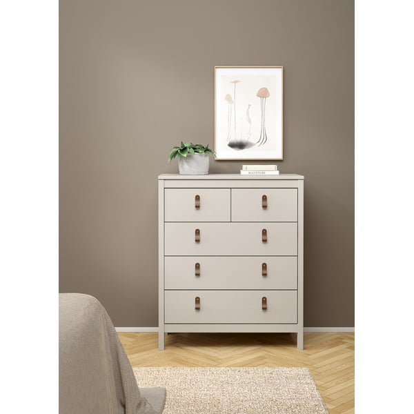 Szarobeżowa komoda 82x99x38 cm Madrid – Tvilum-image-4