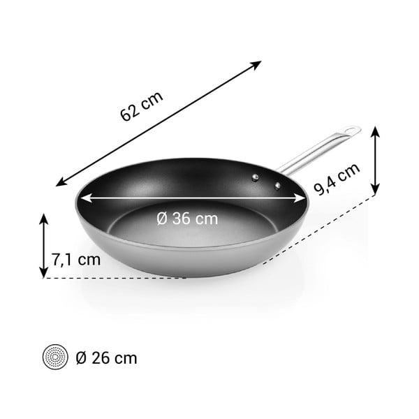 Patelnia aluminiowa z powłoką nieprzywierającą ø 36 cm GrandChef+ – Tescoma-image-1