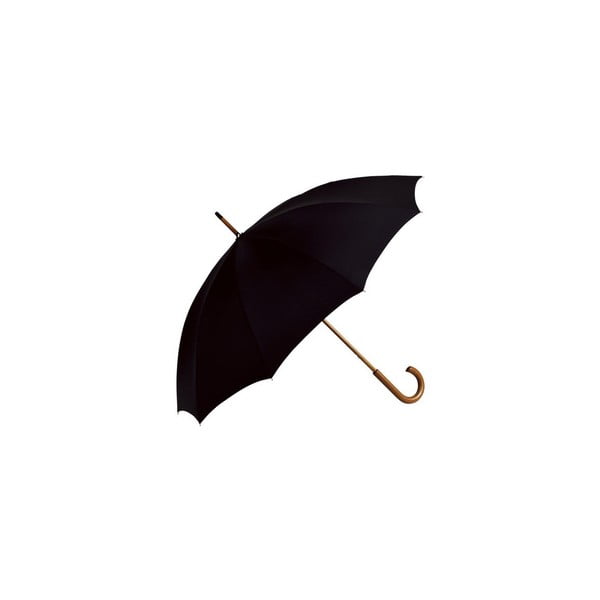 Parasol Ambiance Falconetti Noir, ⌀ 95 cm