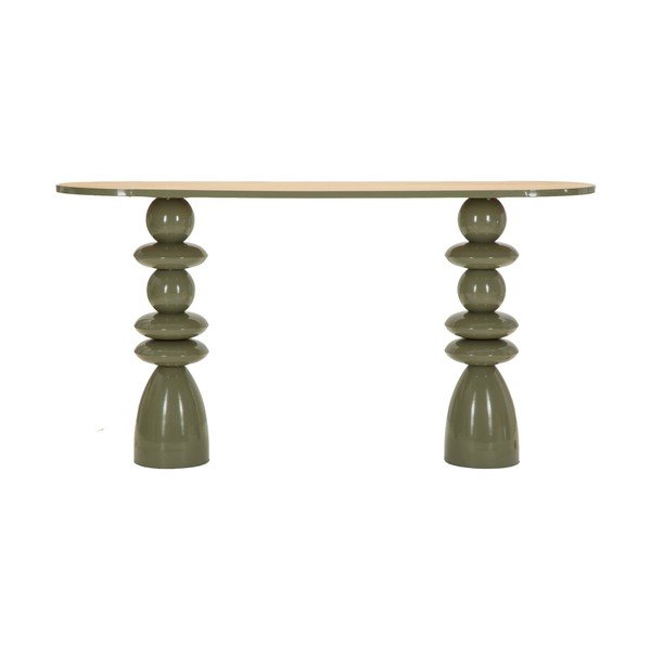 Zielona metalowa konsola 45x150 cm Metal Console – Mauro Ferretti-image-2