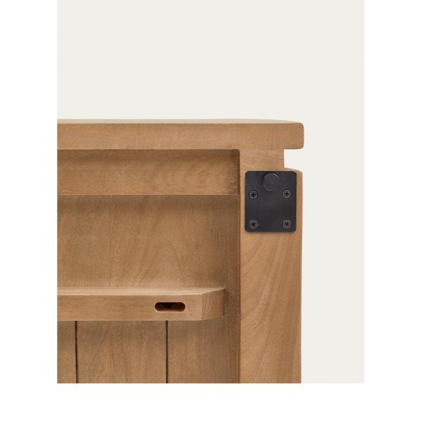 Zagłówek z litego drewna mango w naturalnym kolorze 180x95 cm Licia – Kave Home-image-3