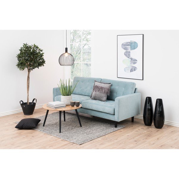 Stolik z fornirem jesionowym Actona Stafford, ⌀ 80 cm-image-1