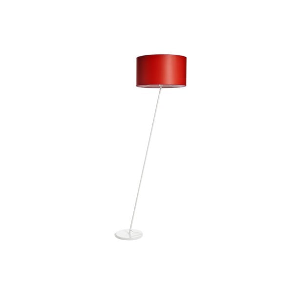 Lampa stojąca Cylinder White/Red