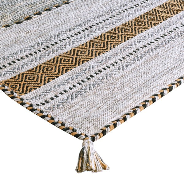 Beżowy bawełniany dywan Webtappeti Antique Kilim, 120x180 cm-image-3