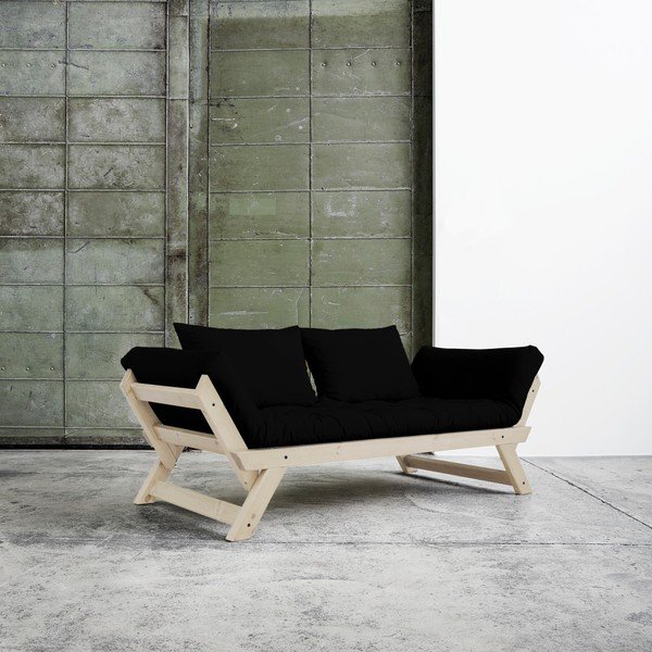 Sofa rozkładana Karup Bebop Natural/Black-image-4