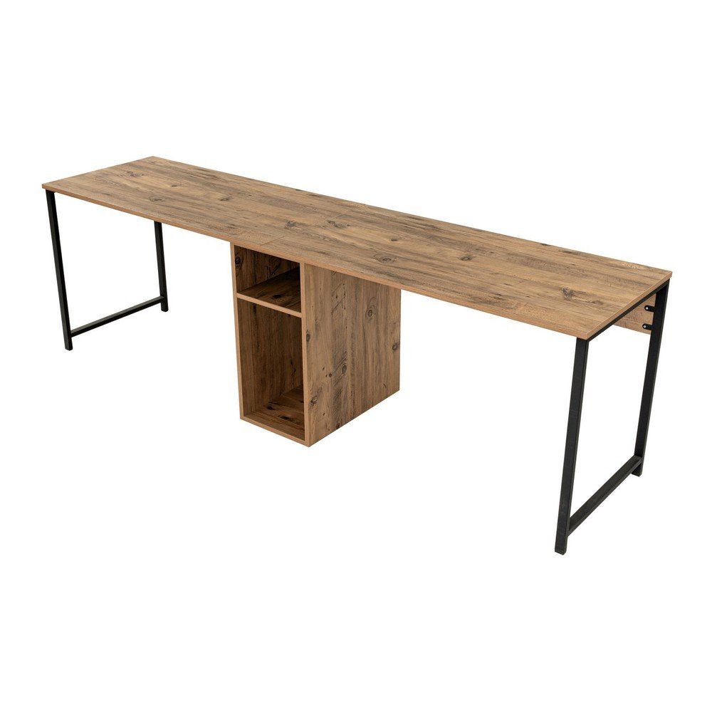 Biurko w dekorze sosny 60x240 cm Twin – Kalune Design