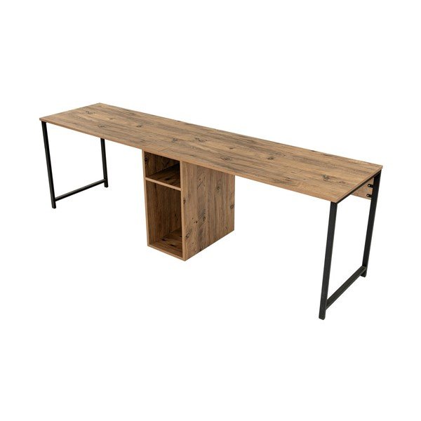 Biurko w dekorze sosny 60x240 cm Twin – Kalune Design