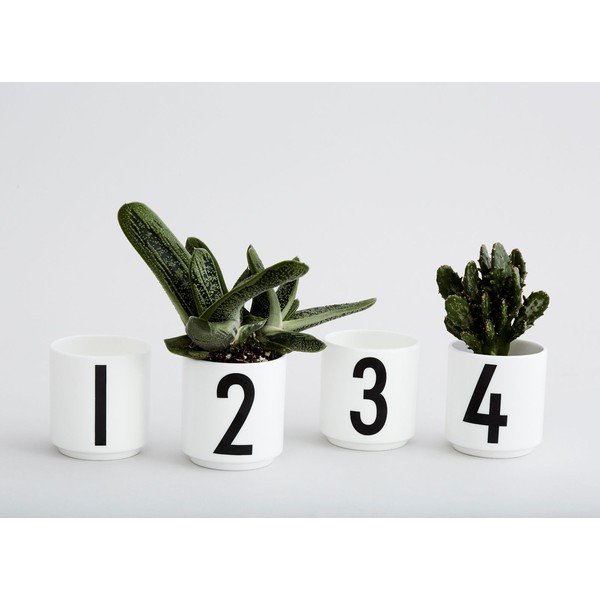 Porcelanowe świeczniki zestaw 4 szt. Mini – Design Letters-image-2