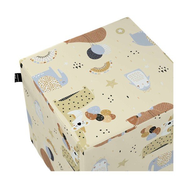 Beżowy puf dla dzieci Magic – Yellow Tipi-image-1