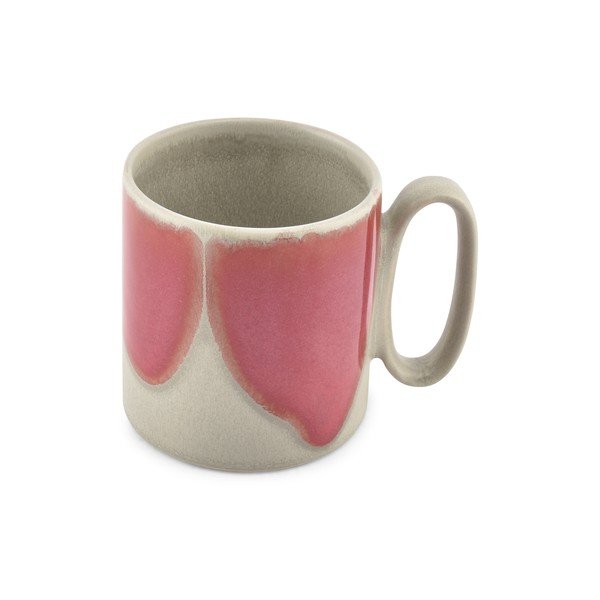 Różowy/szary kamionkowy kubek 390 ml Paint – Salt&Pepper-image-2