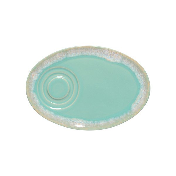 Turkusowy kamionkowy spodek Grespresso – Costa Nova