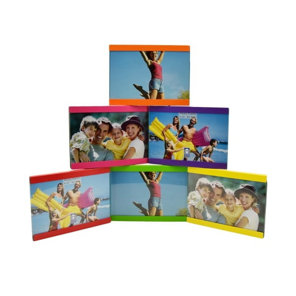 Kolorowa ramka na 6 zdjęć Incidence Pyramide