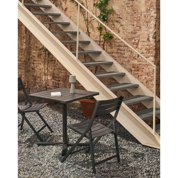 Metalowy stół ogrodowy 70x70 cm Torreta – Kave Home-image-1