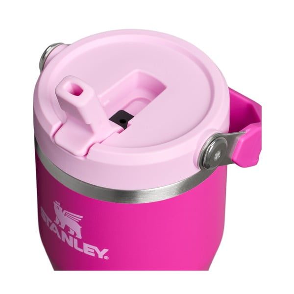 Różowy termos ze stali nierdzewnej 600 ml IceFlow™ Flip Straw 2.0 Tumbler Violet Blossom – Stanley-image-1