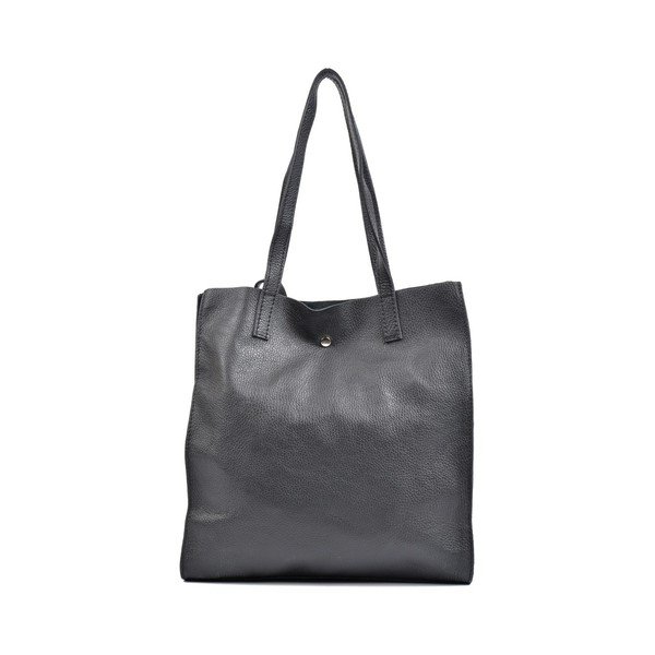 Czarna torebka skórzana Isabella Rhea Tote-image-1