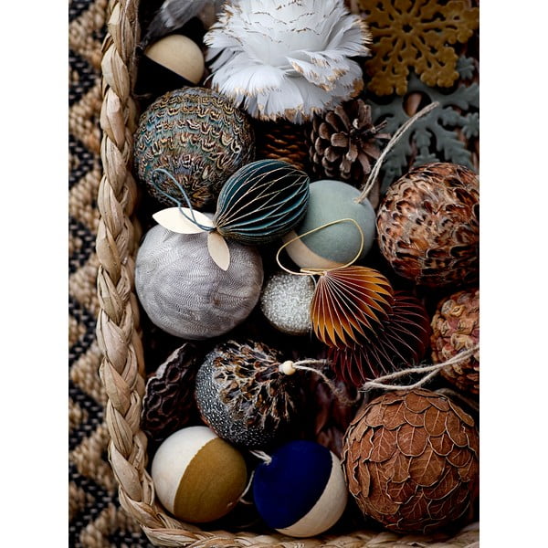 Brązowa wisząca ozdoba świąteczna Bloomingville Zada-image-1