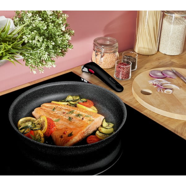 Zestaw garnków aluminiowych  7 szt. INGENIO Black stone L3998702 – Tefal-image-2