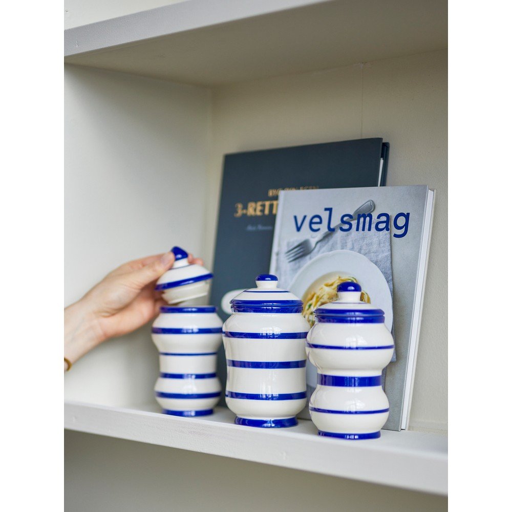 Ceramiczne pojemniki na żywność 3 szt. Maynard – Bloomingville (zdjęcie 3)