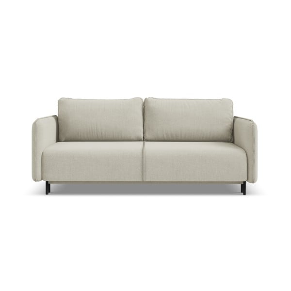 Beżowa rozkładana/ze schowkiem sofa 226 cm Luana – Makamii